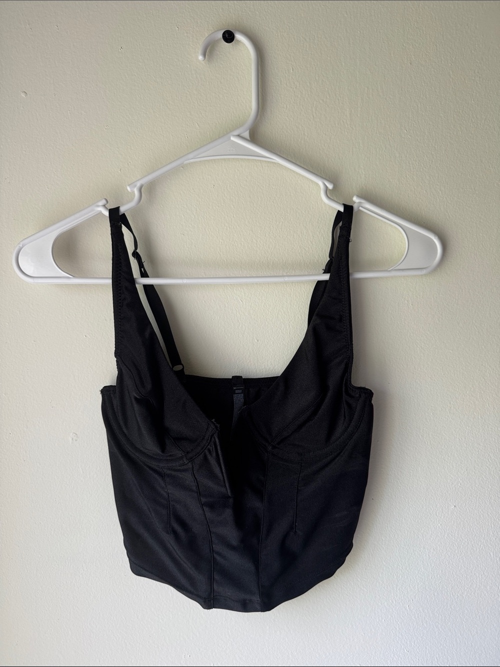 Out From Under Black Bustier-Style Camisole Top - Women